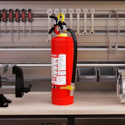 Ougist ABC Dry Powder Fire Extinguisher, 5 lb – 2-A:10-B：C Rated for Home, Office & Vehicle, Quick Release, Easy-Grip Handle, Ideal for Electrical & Grease Fires, Car Extinguisher, Model FF2KG - Image 7