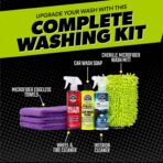 Chemical Guys Car Cleaning Kit - With Car Wash Soap, Wheel Cleaner, Total Interior, Car Wash Mitt - Interior and Exterior Wash Kit With Vehicle Cleaning and Detailing Accessories - 7 Item Kit - Image 2
