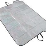 BETOOKY Magnetic Thickened Windshield Sunshade for Cars and Suvs, 160x120cm Front Window Sun Shield, Heat and UV Protection Automotive Interior Sunshade for Daytime Use