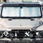 Car Windshield Compatible with INEOS Grenadier 2020-2025 Sun Shade Windshield Sunscreen Heat Shield Front Windshield Sun Shade Folding Sunshade UV Protection - Image 6