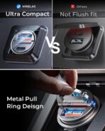 MRGLAS 90W USB C Car Charger Fast Charging,[Invisible Design] All Metal Car Charger USB C PD45W+QC3.0 Dual Port Cigarette Lighter Car Adapter for iPhone 17 16 Pro Max Plus 15 Samsung S26 S25 Ultra - Image 4