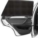 2PCS Car Windshield Sun Shade, High Elasticity Mesh Rear Side Window Sunshades, Stretchable UV Protection, Breathable Design for Heat Reduction, Easy Installation, Universal for SUV, Truck, RV - Image 5