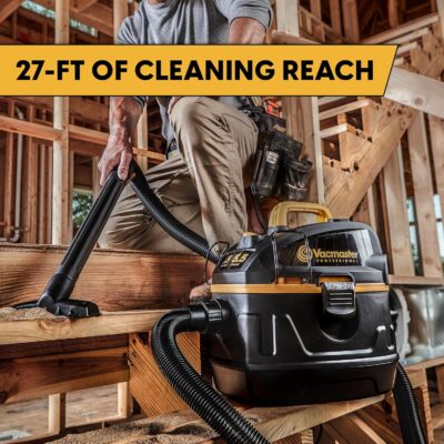 Vacmaster Professional Beast Series VFB511H 0201 5-Gallon 5.5 Peak HP Wet/Dry Vac, Black - Image 4