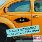 Stickios Funny Car Stickers Bundle - Peeking Monster Dent & Scratch Cover Bumper Stickers - Made in USA - Image 2