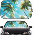 Windshield Sun Shade - Car Windshield Sun Shade for UV Protection Heat Reduction 2025 Sun Visor for Car Interior (55"x31.5")