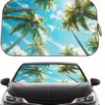 Windshield Sun Shade - Car Windshield Sun Shade for UV Protection Heat Reduction 2025 Sun Visor for Car Interior (55"x31.5")
