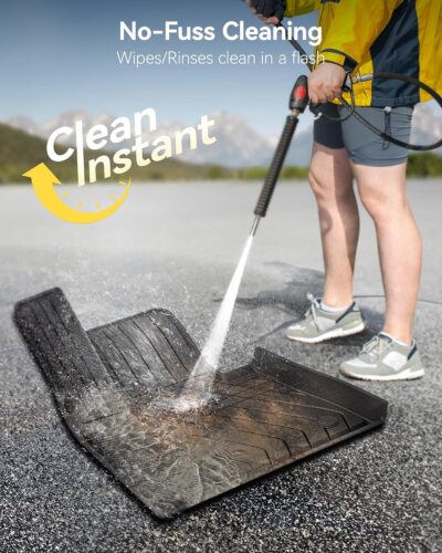 3W Floor Mats & Cargo Liner Custom Fit for BMW X5 2019-2024 2025 2026 40i/45e/50e/50i/M/M50i/M60i TPE All-Weather Full Set Heavy Duty Floor Liner and Trunk Mat Accessories (Only for 5 Passenger) - Image 4