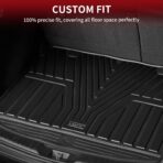 LASFIT Cargo Liner for Honda CR-V 2026 2025 2024 2023 (Gasoline & Hybrid & e:FCEV) All Weather TPE Car Trunk Mat (Upper Position), Cargo Only Black - Image 4