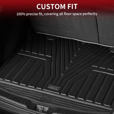 LASFIT Cargo Liner for Honda CR-V 2026 2025 2024 2023 (Gasoline & Hybrid & e:FCEV) All Weather TPE Car Trunk Mat (Upper Position), Cargo Only Black - Image 4