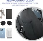 Skechers Car Seat Covers,Luxury Faux Leather Seat Covers,Waterproof Anti Slip Car Seat Protector Front Seats,Car Accessories Airbag Universal Fit for Most Cars,Vans,Trucks,SUV,Black - Image 7