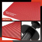 A-Premium Universal Mud Flaps, 4 Pack Splash Guards for Truck Car Pickup SUV, Front & Rear Upgraded Mud Guards Includes Mounting Hardware, Drilling Required, Red - Image 7