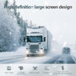 TPMS Tire Pressure Monitoring System 18 Sensors Displayed Vertically,All Tires Pressure and Temp simultaneously,Solar Power,for RV,semi Truck,Motorhome,5th Wheel,(Cap Sensor, 18 Sensors) - Image 6