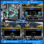 Carplay Screen for Car,10.26" HD Car Stereo for Apple Carplay & Android Auto -with Rotatable 4K Dash Cam & HD Backup Camera, Dual Front/Inside Recording, GPS Navigator for Cars,Trucks - Image 6