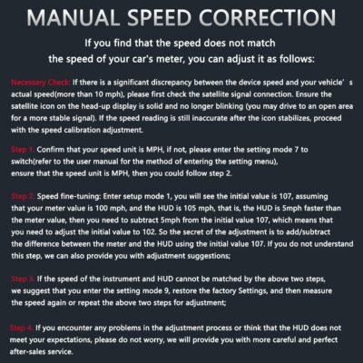 GPS Digital Speedometer with Compass, Time, Driving Distance, Fatigue Driving Reminder, Overspeed Alarm 5.5" MPH Head Up Display HUD for All 5V Vehicle - Image 8