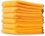 Chemical Guys Professional Grade Premium Microfiber Towels for Cars, Gold, 24" x 16", Ultra-Soft and Scratch-Free Car Detailing Cloths for Trucks, Motorcycles, and More - 6 Pack