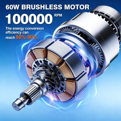 Car Cleaning Kit 19Pcs, Car Interior Detailing Kit with 12000PA High Power Handheld 12V Corded Vacuum, Detailing Brush Set, Cleaning Gel, Complete Car Vacuum Cleaner with Storage Bag for Men & Women - Image 6