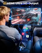 Magic AI Box Wireless CarPlay Adapter, Fast Car Video Box Plug & Play, Easy Setup, Supports Netflix/YouTube/TF Card Streaming Equalizers and More for OEM Wired CarPlay/Android Auto Cars (Gray) - Image 6