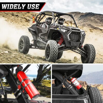 Quick Release Roll Bar Fire Extinguisher Mount Holder Extinguisher Mounting Bracket Compatible with for Ford Bronco Jeep Wrangler Gladiator UTV Polaris RZR Ranger ATV - Image 6