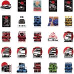 200pc JDM Racing Cars Stickers - Waterproof for Laptop, Bottles, Skateboard, Guitar, Helmet - Image 6