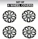 14-inch Premium Universal Hubcaps (Black Silver) - Image 4