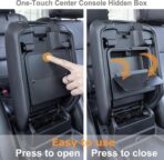 JKCOVER Front Under Seat Tray and Armrest Hidden Box Storage Organizer Compatible with Jeep Wrangler JL/JLU 2018-2022 2023 2024 2025 and Jeep Gladiator JT Truck 2020-2025 Accessories （Patented Design） - Image 5