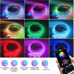 Kairiyard 4Pcs Underglow LED Lights for Cars with App Control, RGB Dream Colors Chasing Music Mode Waterproof Underglow kit for Car Truck - Image 3