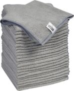 Rubbermaid Microfiber Cloth Towels 24 Pack 14"x14" Non-Scratch Reusable/Washable for Cleaning/Wiping/Polishing for Home/Kitchen/Car