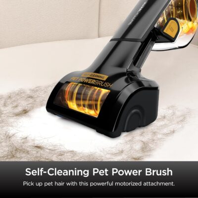 Shark UltraCyclone Pet Pro Plus Cordless Hand Vacuum, Powerful Suction, Handheld Vacuum for Car & Home, Pet Power Brush, Crevice Tool, Scrubbing Brush, XL Dust Cup, Black, CH951 - Image 5