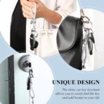 Frienda Bling Keychain for Women Gifts Car Wristlet Key Chains Crystal Lanyard Rhinestone Fob DIY Crafts - Image 5