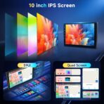 6G+128G 8-Core Android Car Stereo Double Din 10.1 inch Wireless Carplay IPS Touchscreen Car Radio Android Auto Screen with GPS Navi Bluetooth DSP, Mirror Link, WiFi, FM RDS, Backup Camera SWC Driauto - Image 4