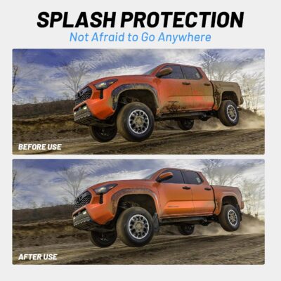 4PCS Mud Flaps Fit for 2024 2025 2026 Toyota Tacoma, Front & Rear Splash Guards, Custom Fit Mud Guards, No-Drill Installation, All-Weather Protection, Tacoma Accessories - Image 7