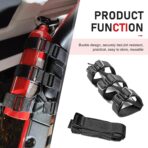WZP Roll Bar Fire Extinguisher Mount Holder, Adjustable Fire Extinguisher Holder, Jeep Accessories Compatible with Jeep Wrangler 1965-2026 JL JK JKU TJ CJ (Black) - Image 4