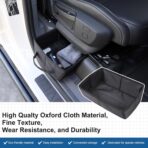 Compatible with Ineos Grenadier 2020-2024 Under Seat Storage Tray, Customized Oxford Cloth Driver Passenger Underseat Hidden Organizer Tool Box Organizer with Anti-slip and Handle (1PCS) - Image 4