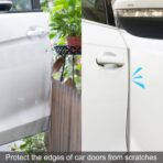 Car Door Edge Guards Chrome Silver Universal U Shape Moulding Trim Strip Automotive Door Protector Decorative for Sedans, Trucks, SUV, ATV (16FT, Silver) - Image 4