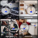 Solvère Car Air Freshener for Men | Perfume Style Freshener with Solvère Fragrance | Strong Freshener with Odour Eliminating Technology with Vent Clip | Car Air Freshener by Perfa - Image 6