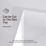 Auto Headliner Fabric 96" L × 60" W Mesh Type with Foam Backing - Tube Packaging - Gray Interior Replacement Material for Car/Truck/SUV/RV Roof - Home Repair/DIY Headliner Material - Image 5