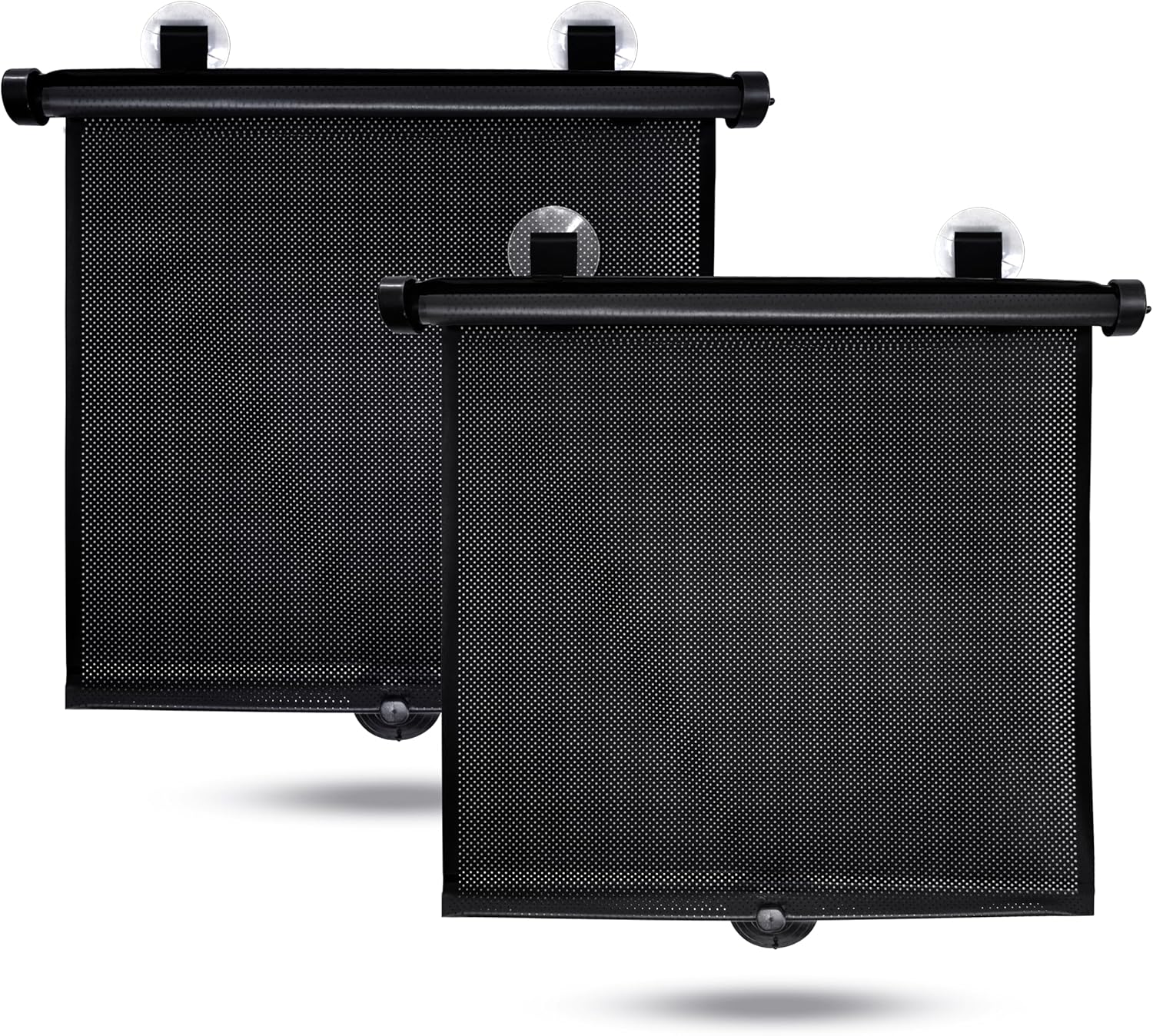 910cJMwWCvL._AC_SL1500_.jpg EcoNour Car Window Shades for Baby (2 Pack) - Upgraded | Shades for Side Window | Comes with Enhanced Suction Cups & Large Clips for Durability | Baby Car Accessories (15" x 17") - Image 1