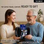 Samsonite Car Neck Pillow, Soft Memory Foam Headrest Pillow for Driving, Ergonomic Car Seat Headrest Cushion with Adjustable Strap, Breathable & Removable Cover, Neck Pain Relief, Black - Image 9