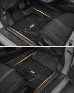 3W Floor Mats Fit for Honda Civic Sedan 2016-2021 & Hatchback 2017-2021 & Coupe 2016-2020, Custom Fit Floor Liner for 1st 2nd Row Full Set TPE All-Weather Car Liners - Image 8