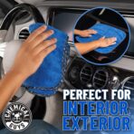 Chemical Guys Professional Grade Premium Microfiber Towels for Cars, Blue, 16" x 16", Ultra-Soft and Scratch-Free Car Detailing Cloths for Trucks, Motorcycles, and More - 12 Pack - Image 6