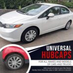 Hubcaps 4-Pack Kit, 15 inch Hub Caps Set of 4 Wheel Covers with Universal Snap-On Retention Rings, 1-Tone ABS Plastic Silver Car Rims for All Models (SG-5083-B-15) - Image 5