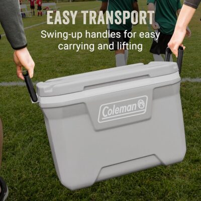 Coleman Classic Series Insulated Portable Cooler, Leak-Resistant Outdoor Hard Cooler Keeps Ice up to 5 Days, 52/70/120/150 Quart - Image 6