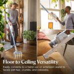 Bissell PowerClean 200W Self-Standing Cordless Vacuum w/Tangle Free Brush Roll, Removeable Battery, Wall Mount, Upholstery Tool & Bright Headlights, 4173 - Image 4