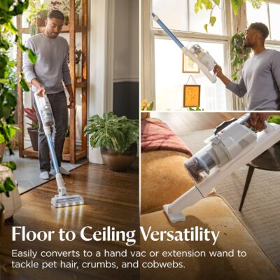 Bissell PowerClean 200W Self-Standing Cordless Vacuum w/Tangle Free Brush Roll, Removeable Battery, Wall Mount, Upholstery Tool & Bright Headlights, 4173 - Image 4