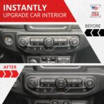 All-Fit Automotive Car Gap Filler – 10 Ft Chrome Trim Molding for Car Accessories Interior – Universal, Flexible Car Interior Accessories for Dashboards, Panels, & Air Vents – Easy DIY Installation