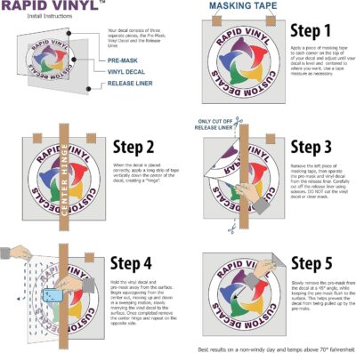 Design Your Own (Unlimited Fonts + 35 Colors Gloss & Matte) Custom Vinyl Lettering Decal Sticker, Auto, Car, Window, Business, Glass, Boat, Truck, Trailer, Windshield, Letters & Numbers - Image 2