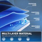 Car Cover Waterproof All Weather Outdoor Windproof Dustproof UV Protection Fit Sedan BMW 2 Series,Chevrolet Cobalt，Dodge Neon，KIA Sephia，Nissa Versa - Image 3