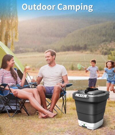 Portable Electric Pressure Washer w/3.2Gal Tank, 4-in-1 Nozzles, Max 290 PSI Foldable Cordless Pressure Washer for No Water Hose Apartment, Camping, Bike Cleaning, Garden Care and Pet Cleaning - Image 5