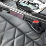 2 Pack No Drop Car Seat Gap Filler Guard, Stopper/Catcher to Fill The Gap Between Seat and Console Black Car Crevice Inbetween Blocker Plug Space Pad YMT-A03 - Image 2