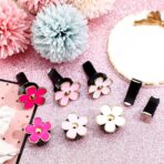 Frienda 6 Pcs Daisy Flower Air Vent Clip Accessories Air Conditioning Outlet Clip Car Air Freshener Dashboard Accessories Charm Car Inter Decor(3 cm, 3.3 cm,Red, Pink, White) - Image 4